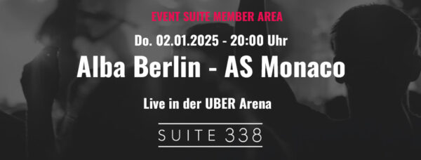 ALBA BERLIN - AS Monaco - 02.01.2025 -Ticket